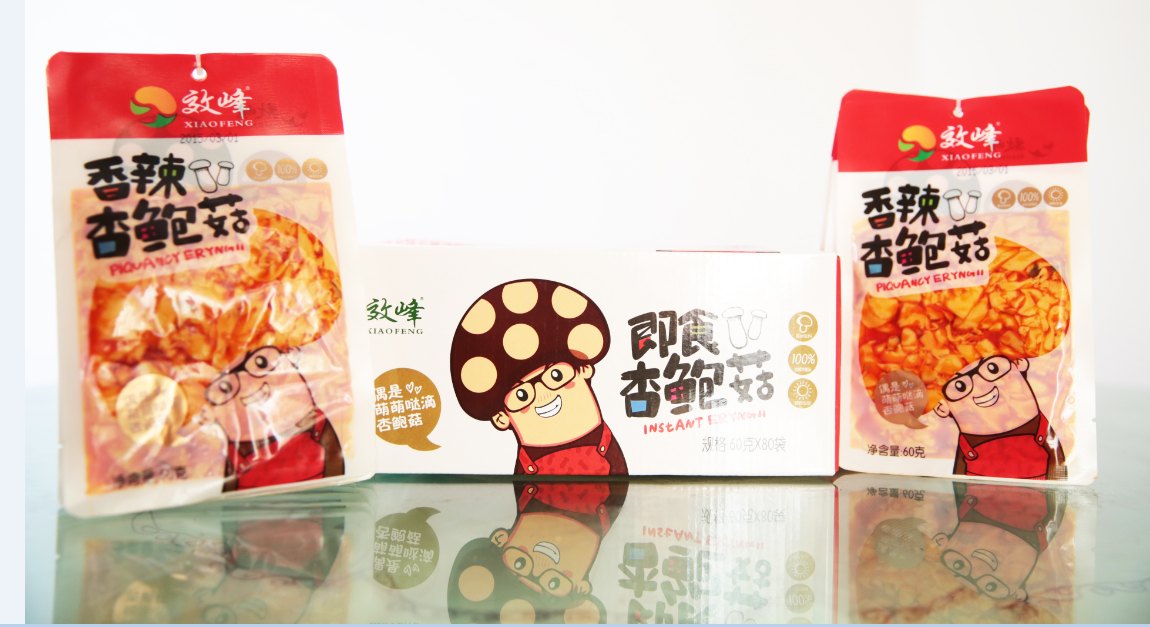 香辣杏鲍菇和即食杏鲍菇